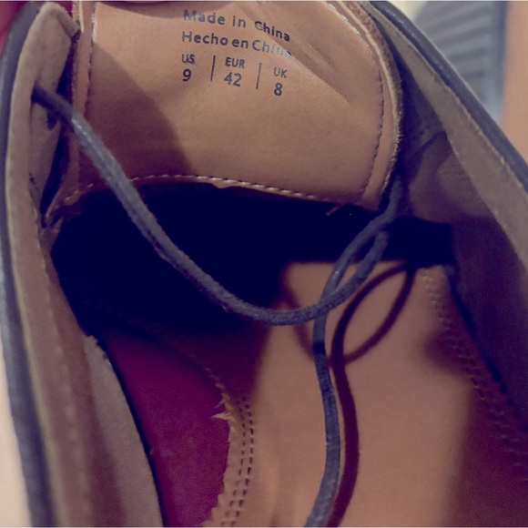 Aldo Suede Dress Shoes Mens Size 9 brown/tan - Picture 4 of 4